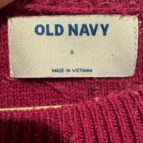 Old Navy Pink Crew Neck Sweater size Small - Picture 5 of 5